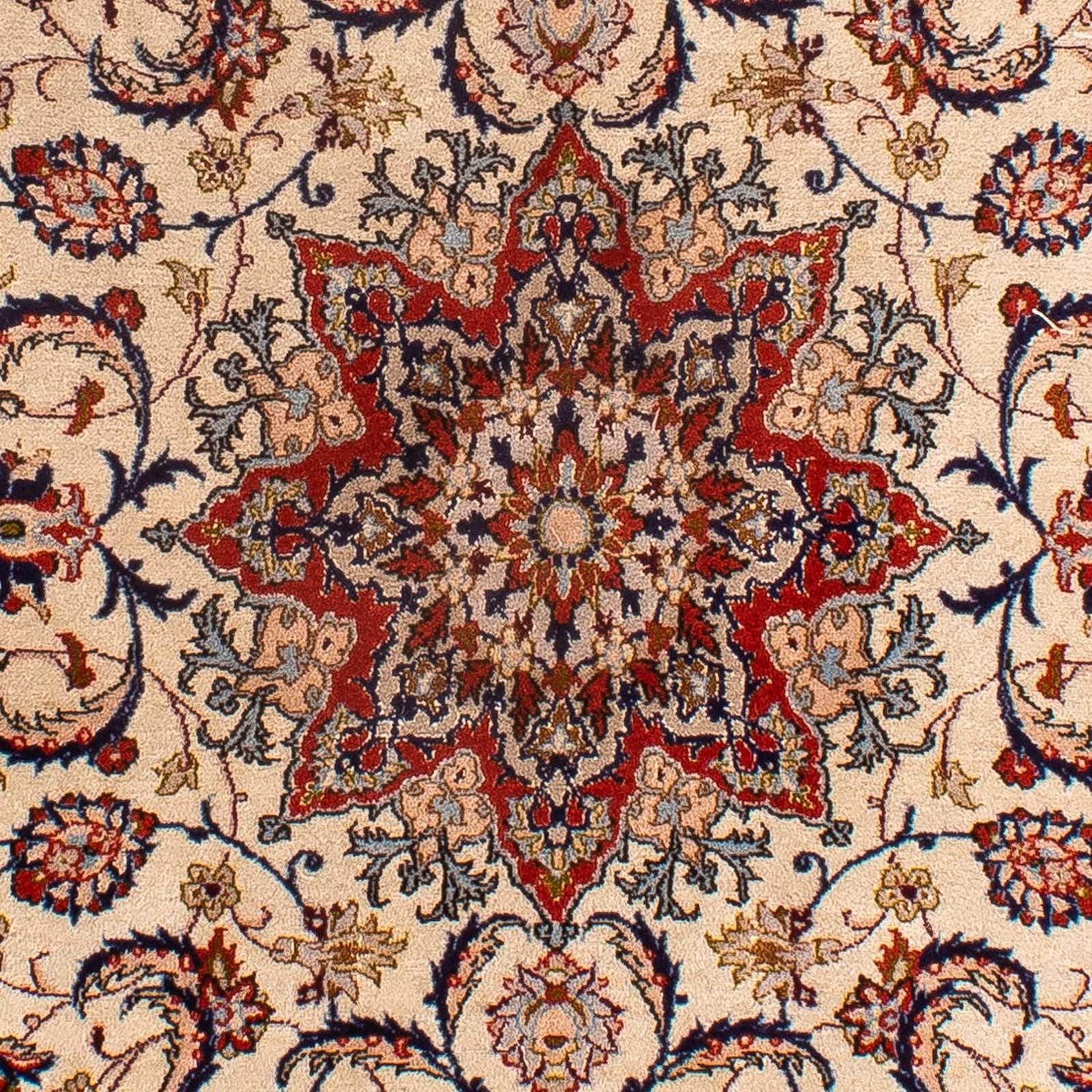 Persisk tæppe - Isfahan - Premium - 166 x 110 cm - beige