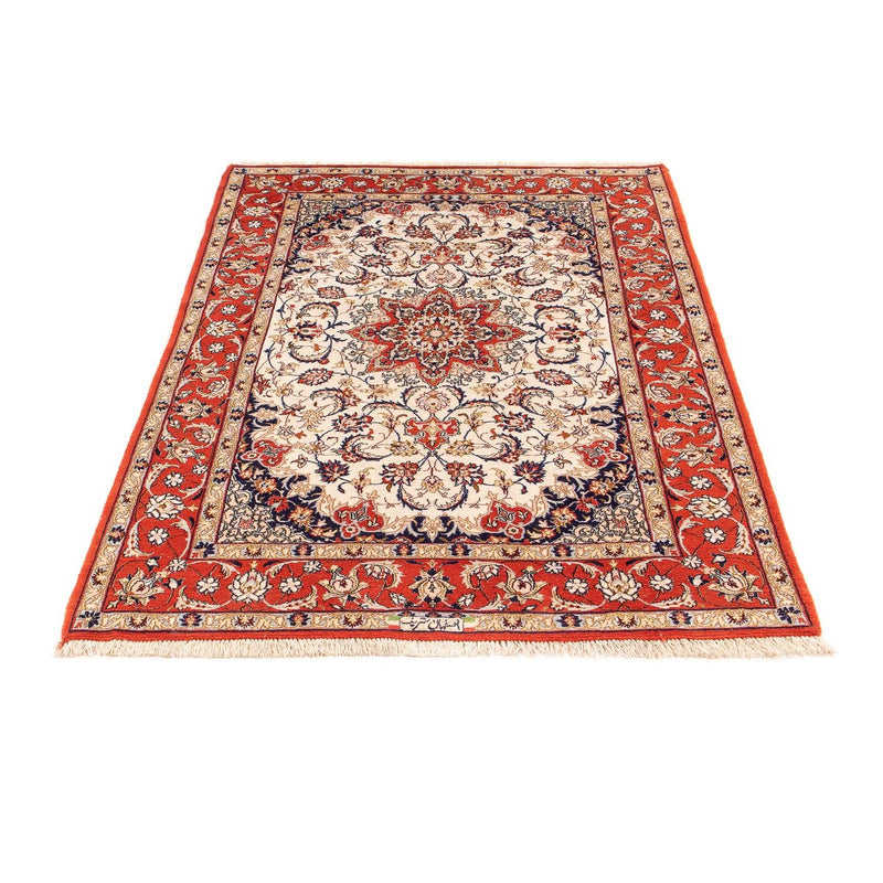 Persisk tæppe - Isfahan - Premium - 166 x 110 cm - beige