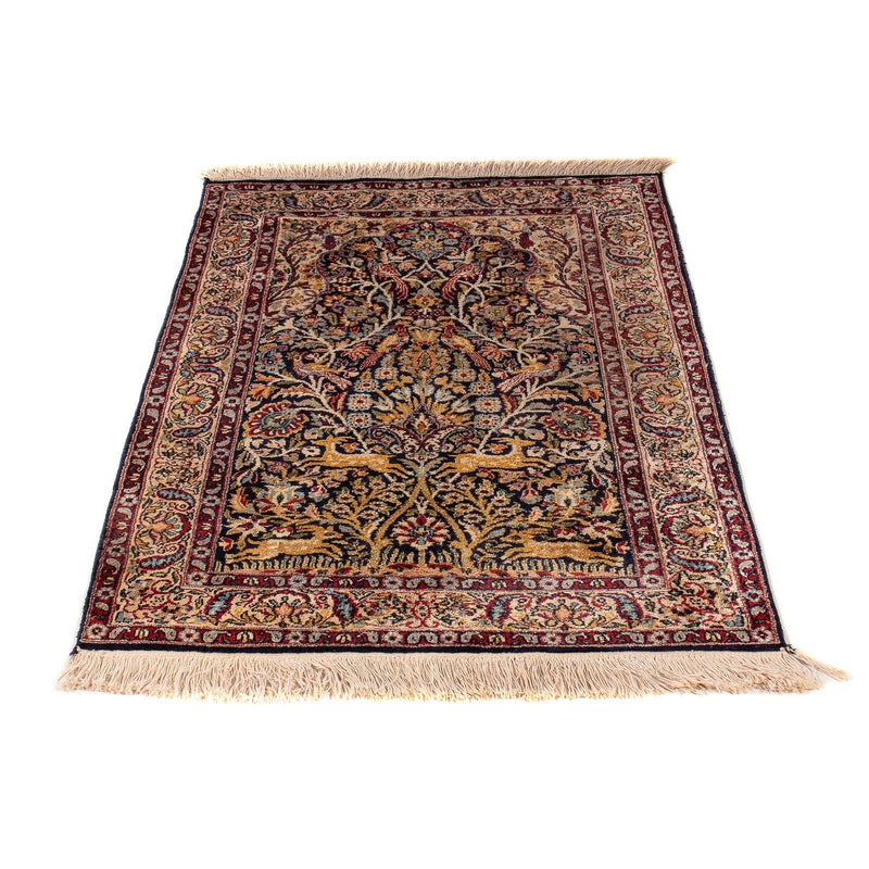 Orientalsk tæppe - Indus - 123 x 81 cm - mørkeblå