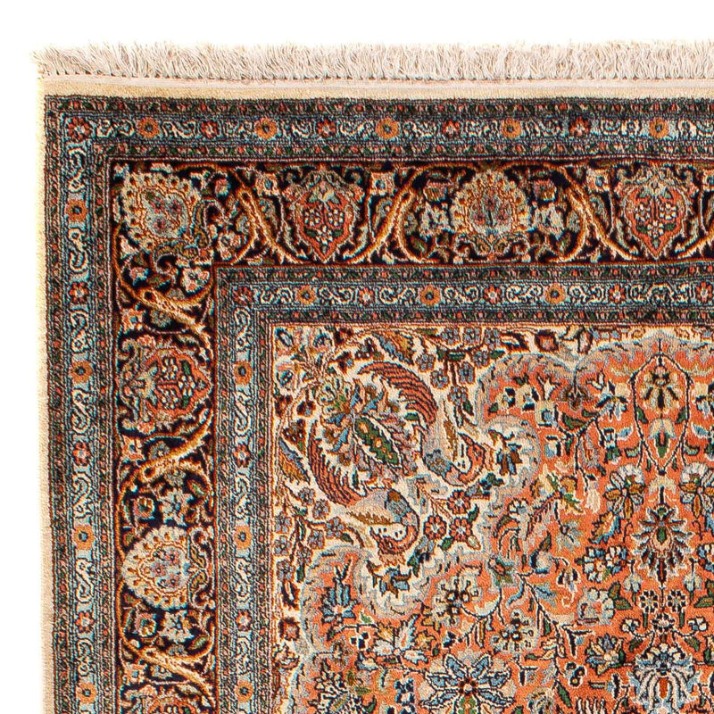 Silketæppe - Kashmir Silk - 182 x 121 cm - lys brun