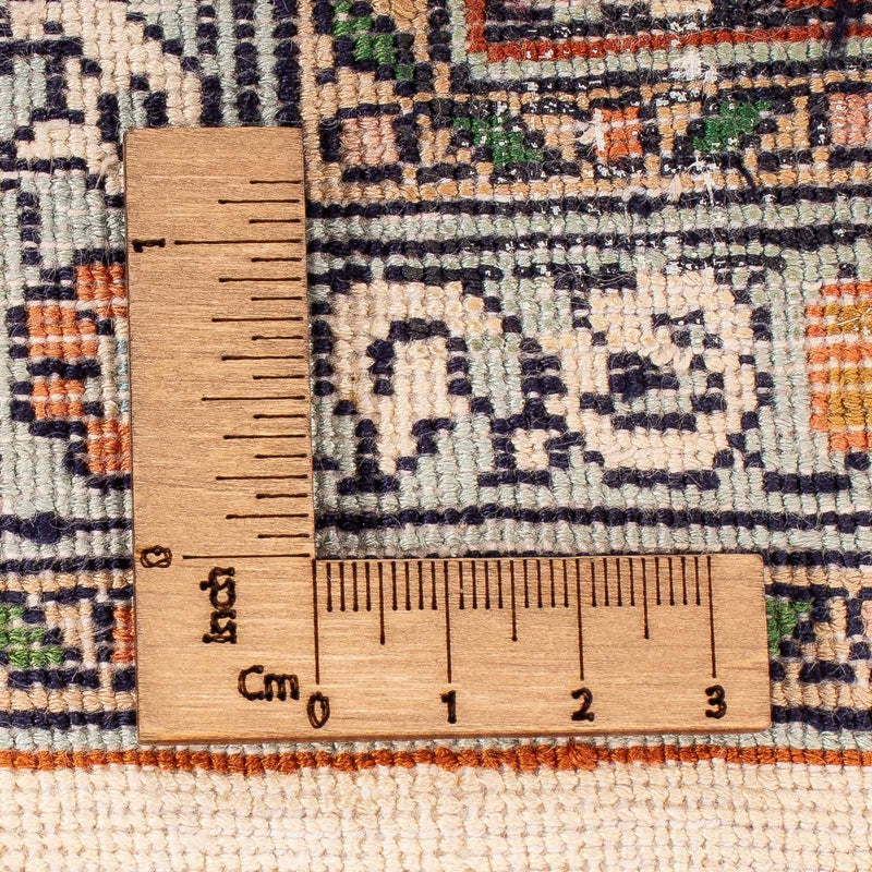 Silketæppe - Kashmir Silk - 182 x 121 cm - lys brun