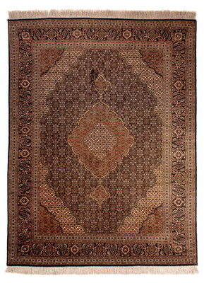 Persisk tæppe - Tabriz - Royal - 202 x 150 cm - brun