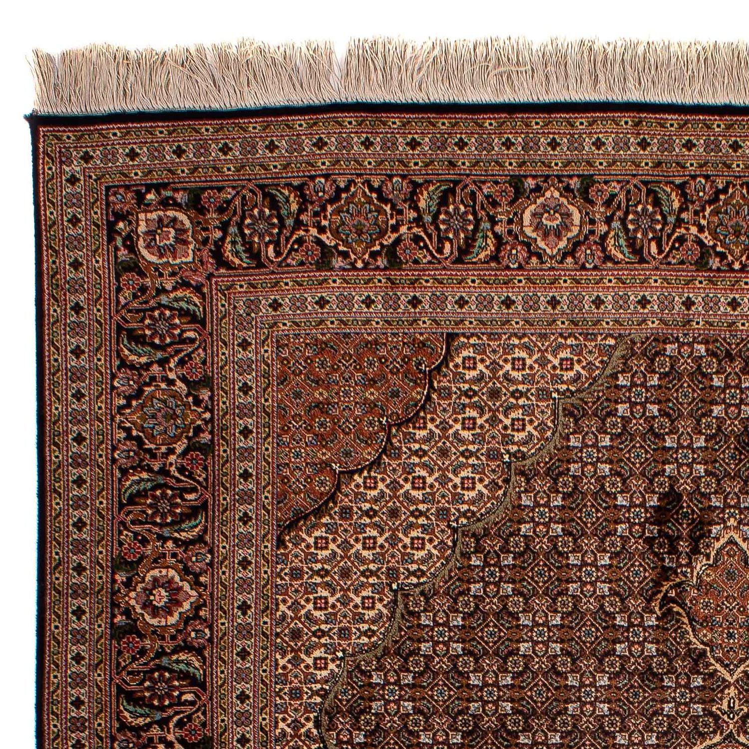 Persisk tæppe - Tabriz - Royal - 202 x 150 cm - brun