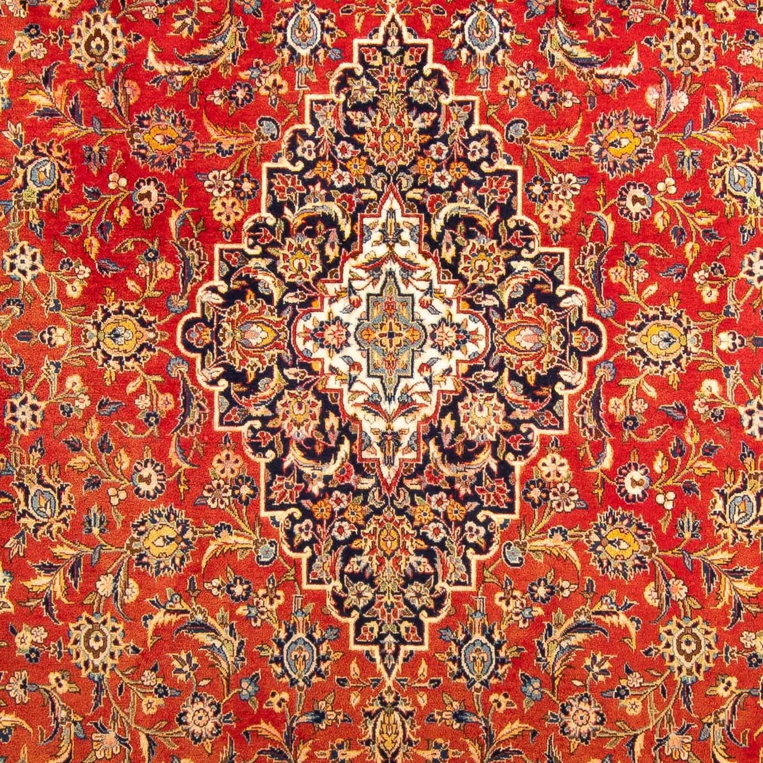 Persisk tæppe - Keshan - 372 x 226 cm - rød