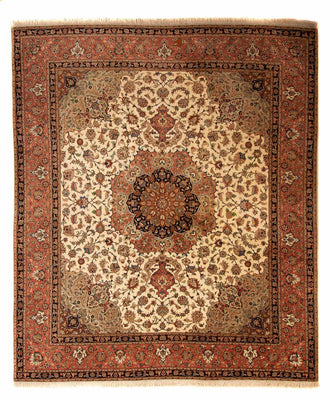 Persisk tæppe - Tabriz - Royal - 300 x 246 cm - beige