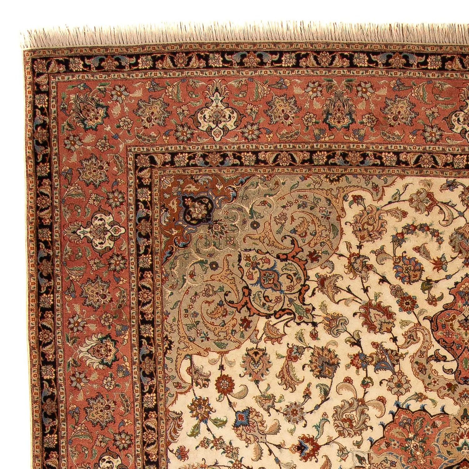 Persisk tæppe - Tabriz - Royal - 300 x 246 cm - beige