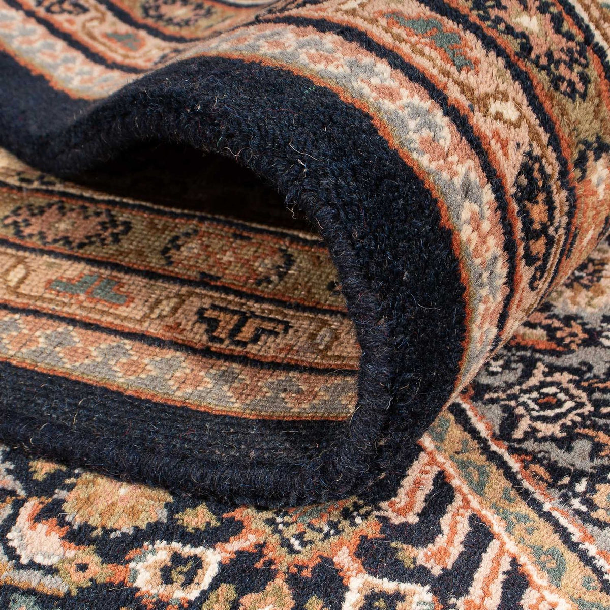 Orientalsk tæppe - Bijar - Indus - 306 x 250 cm - mørkeblå