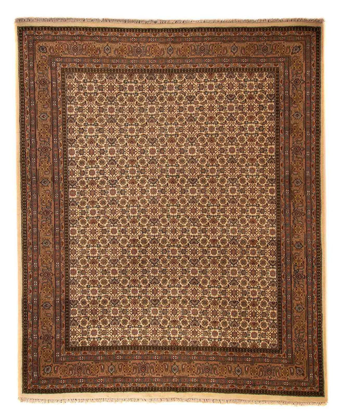 Orientalsk tæppe - Bijar - Indus - 309 x 250 cm - beige