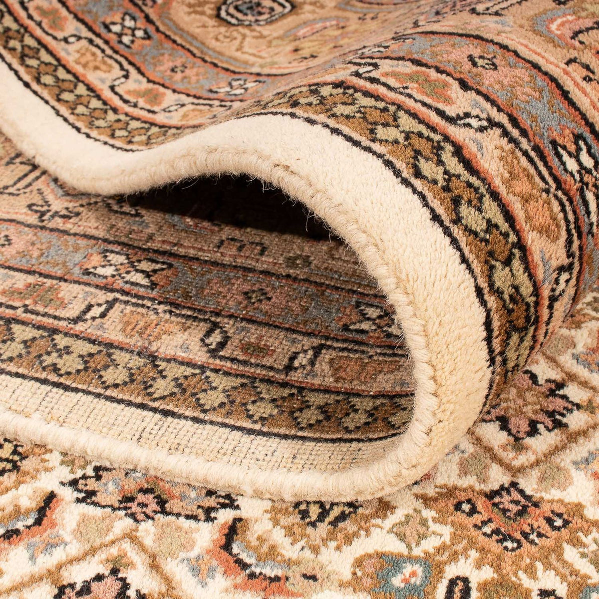 Orientalsk tæppe - Bijar - Indus - 309 x 250 cm - beige