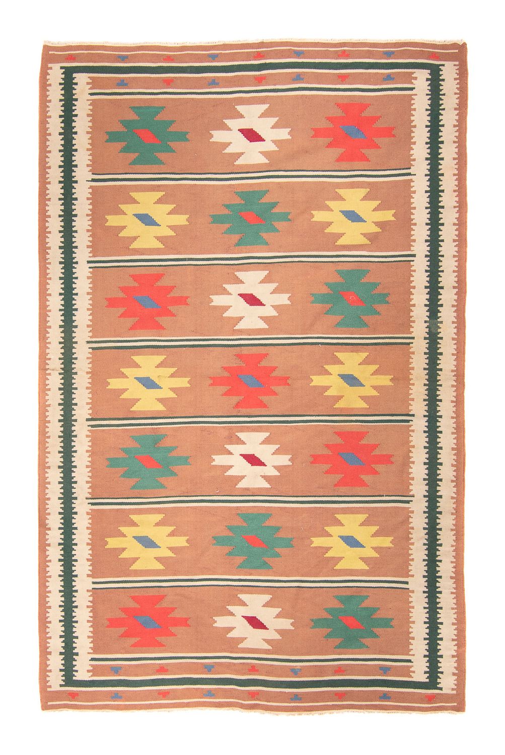 Kelim-tæppe - Trendy - 215 x 135 cm - lys brun