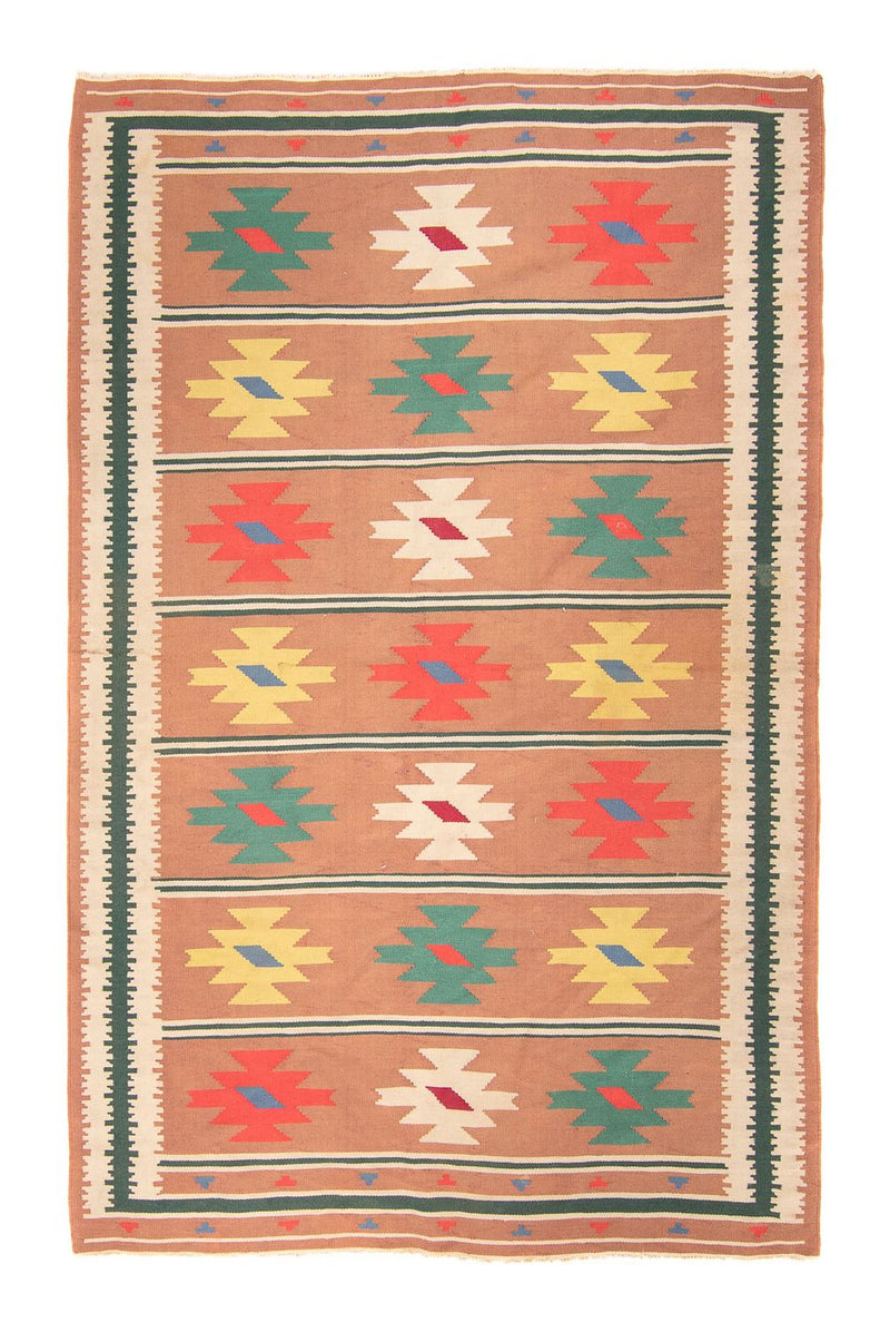 Kelim-tæppe - Trendy - 215 x 135 cm - lys brun