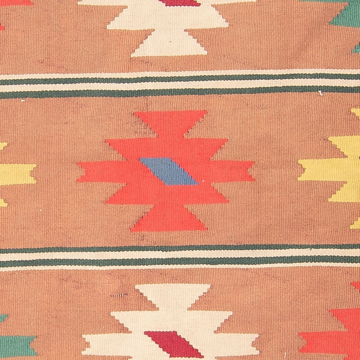 Kelim-tæppe - Trendy - 215 x 135 cm - lys brun