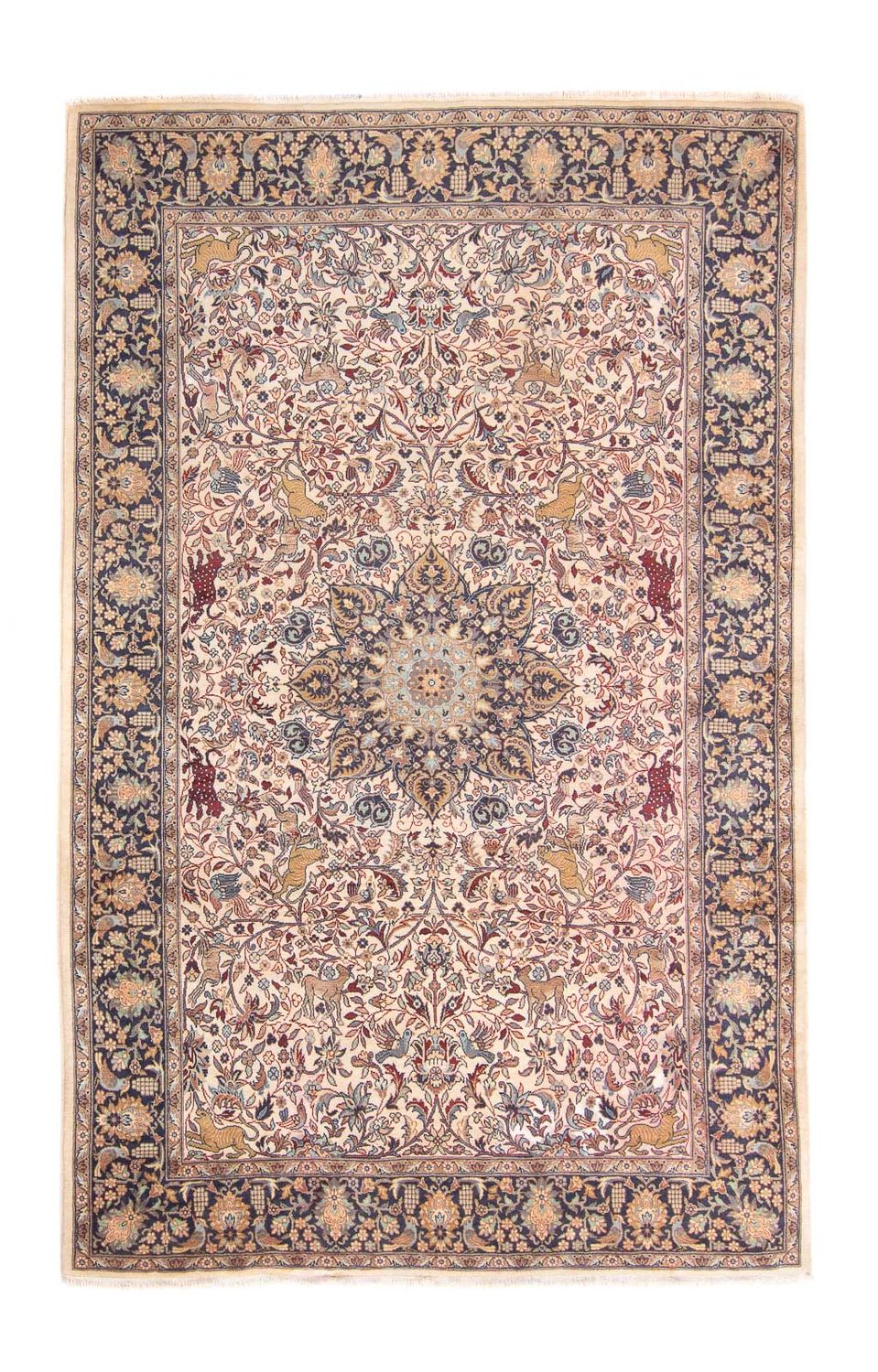 Orientalsk tæppe - Indus - 223 x 140 cm - lys brun