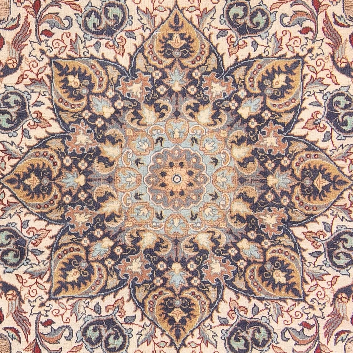 Orientalsk tæppe - Indus - 223 x 140 cm - lys brun