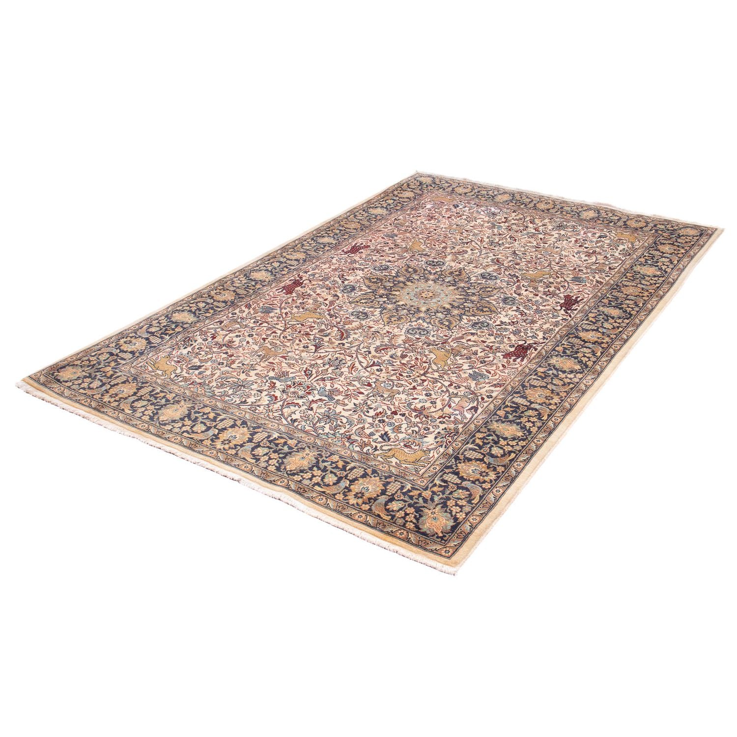 Orientalsk tæppe - Indus - 223 x 140 cm - lys brun