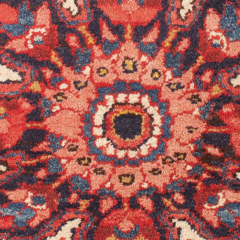 Persisk tæppe - Nomadisk firkantet  - 92 x 82 cm - mørkerød