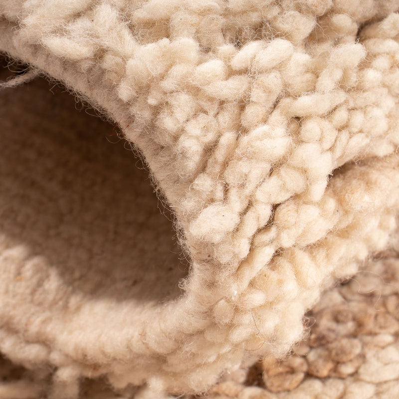 Berber tæppe - 100 x 52 cm - beige