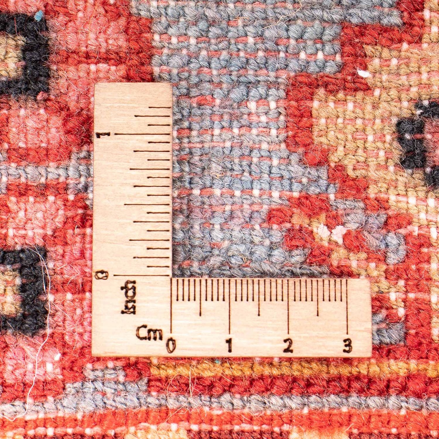 Persisk tæppe - Nomadisk firkantet  - 114 x 96 cm - flerfarvet