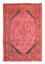 Persisk tæppe - Nomadisk - 84 x 55 cm - lysrød