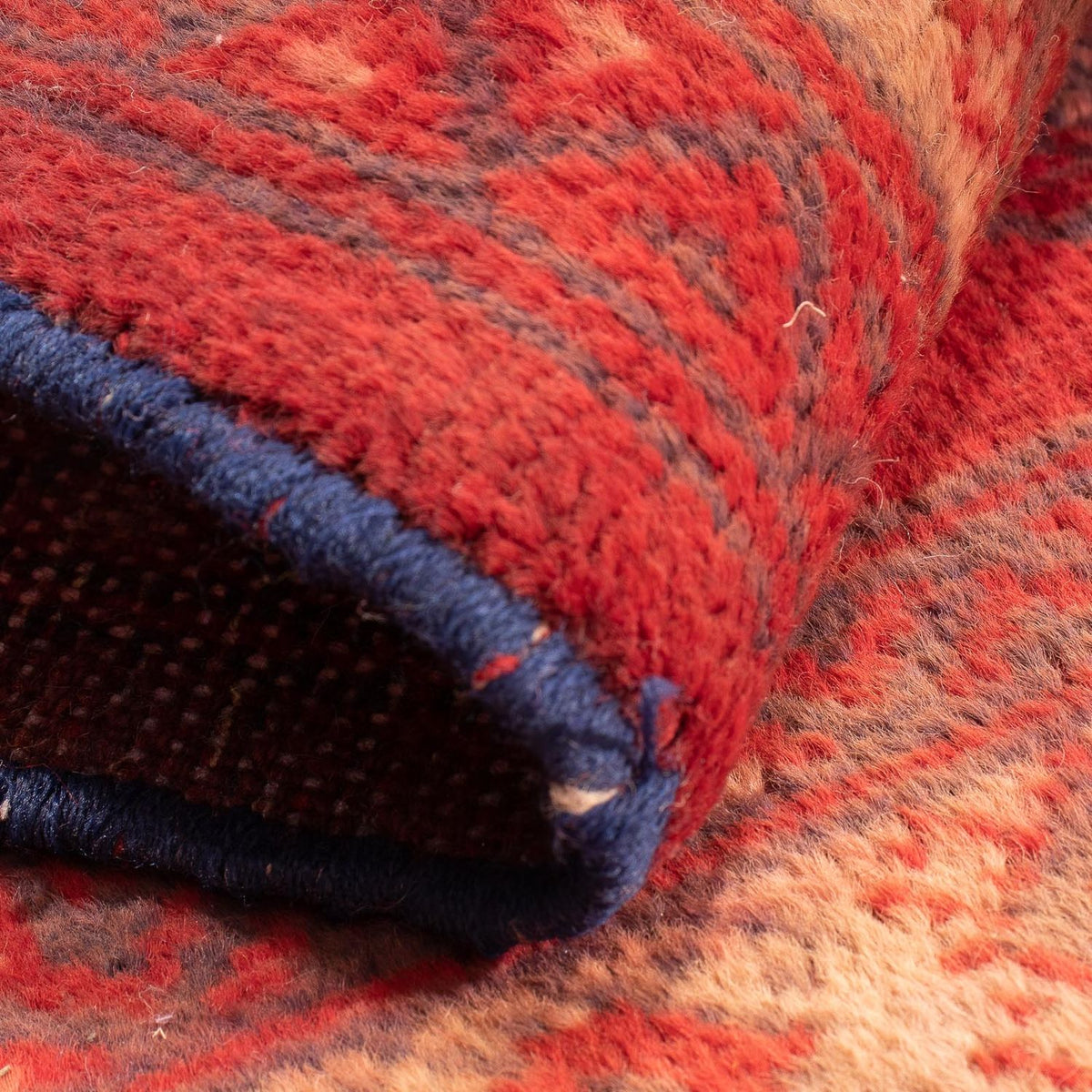 Turkaman-tæppe - 85 x 67 cm - rød