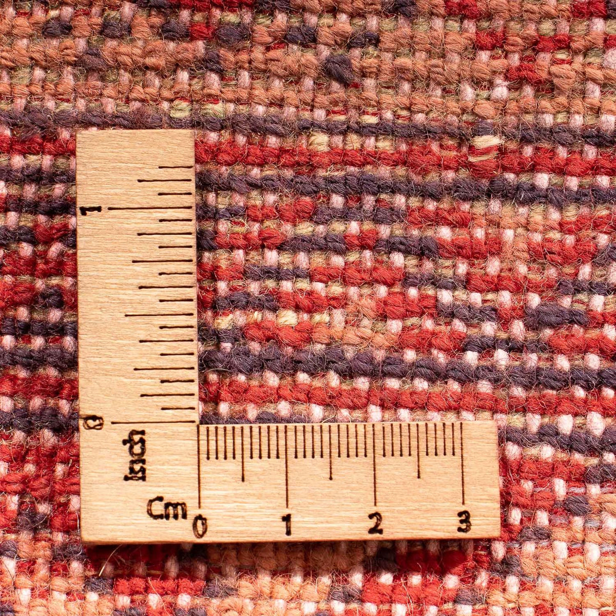 Turkaman-tæppe - 85 x 67 cm - rød