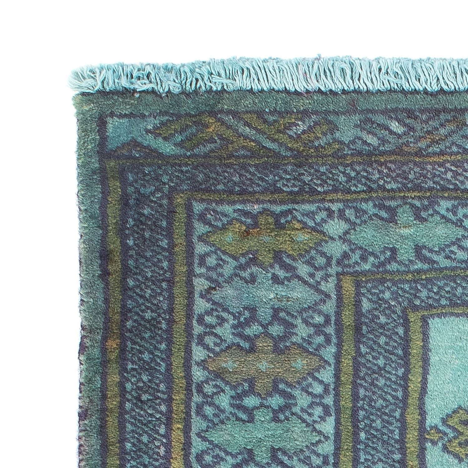 Pakistan Tæppe - 92 x 64 cm - lyseblå