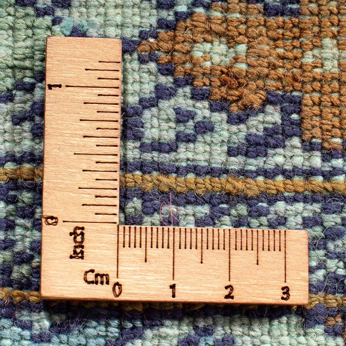 Pakistan Tæppe - 92 x 64 cm - lyseblå