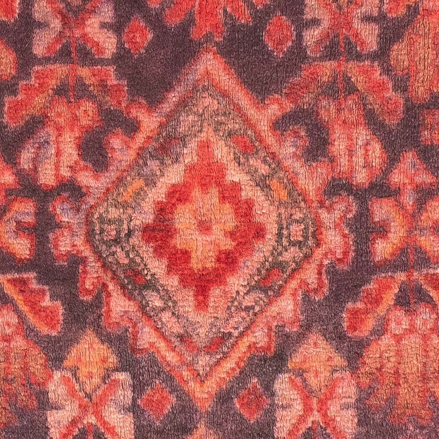 Persisk tæppe - Nomadisk - 104 x 67 cm - lysrød
