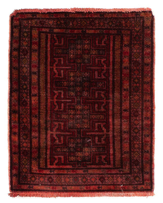 Pakistan Tæppe - 76 x 56 cm - lysrød
