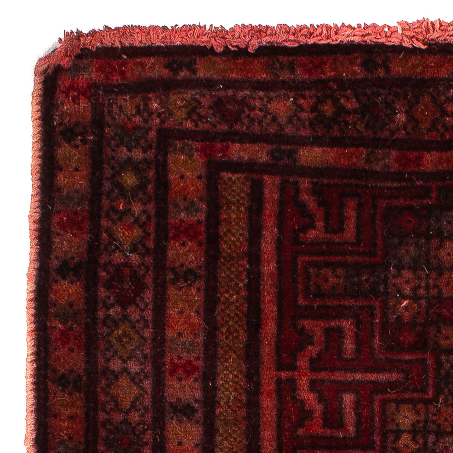 Pakistan Tæppe - 76 x 56 cm - lysrød