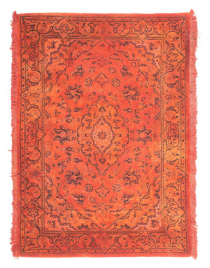 Persisk tæppe - Keshan - 95 x 70 cm - rust