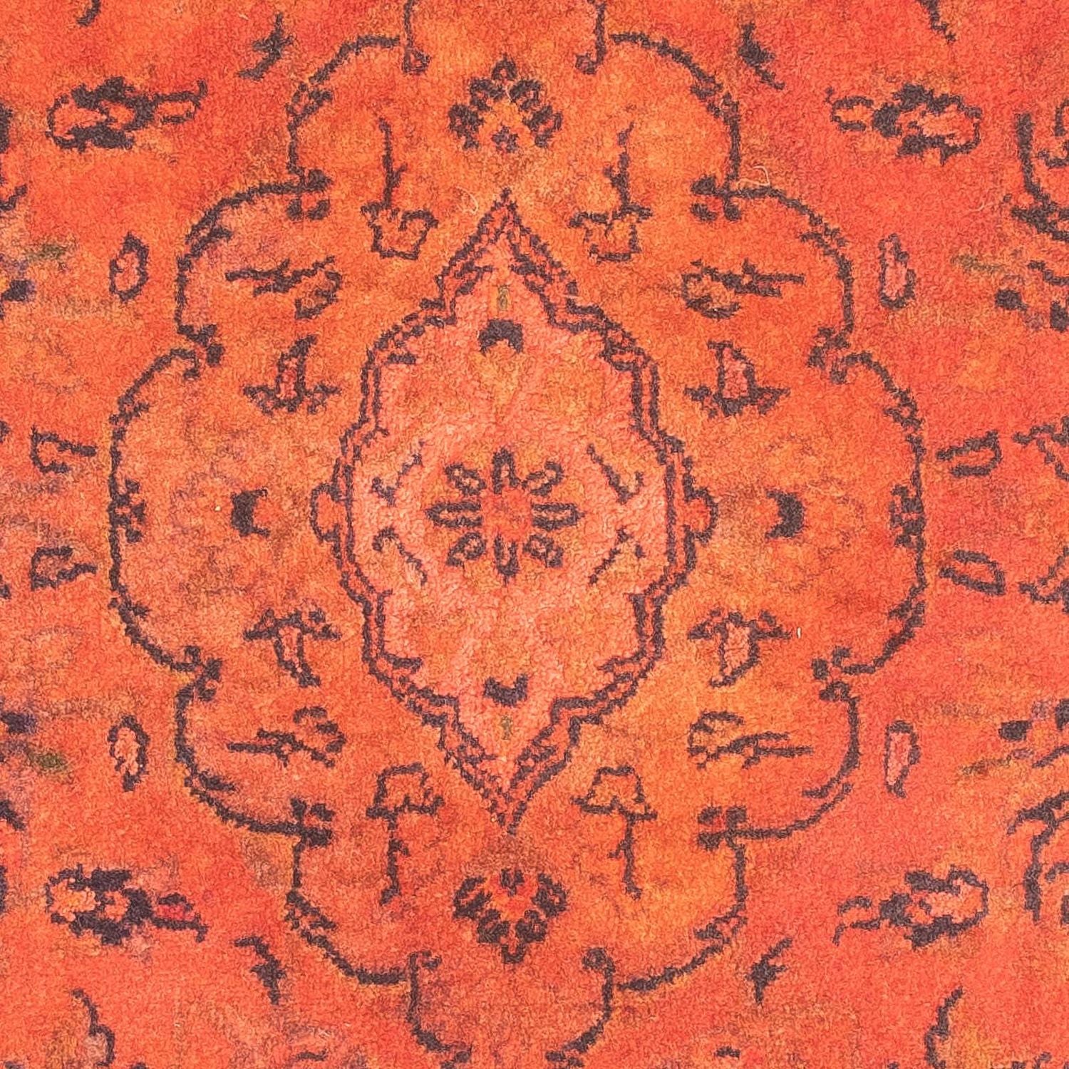 Persisk tæppe - Keshan - 95 x 70 cm - rust