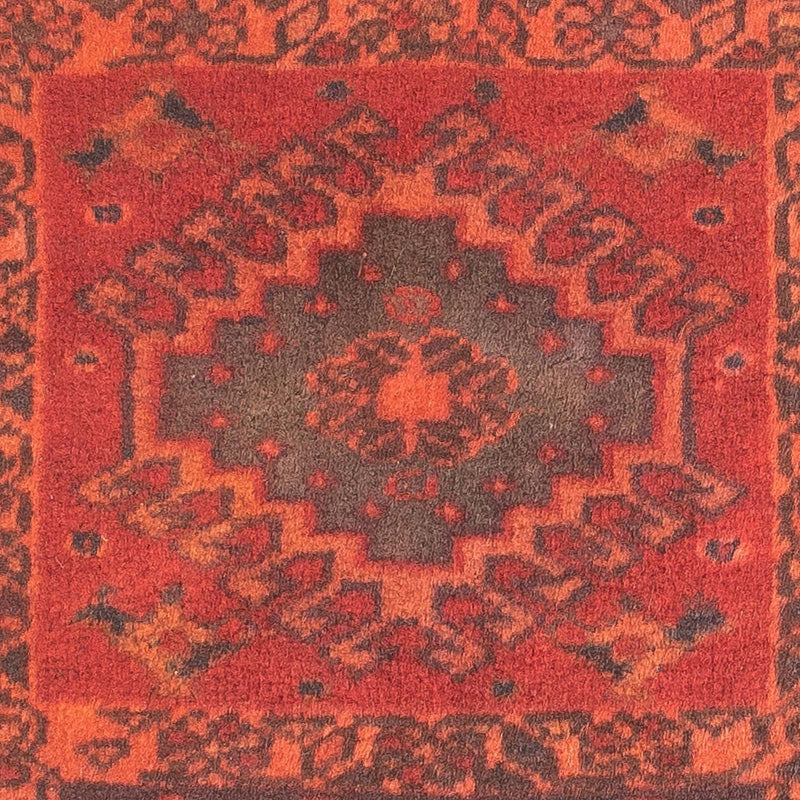 Persisk tæppe - Nomadisk - 100 x 60 cm - mørkerød