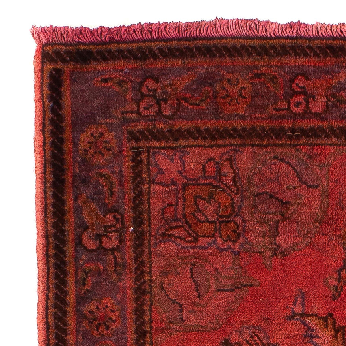 Persisk tæppe - Classic - 96 x 65 cm - mørkerød