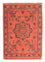 Persisk tæppe - Nain - 80 x 58 cm - rust