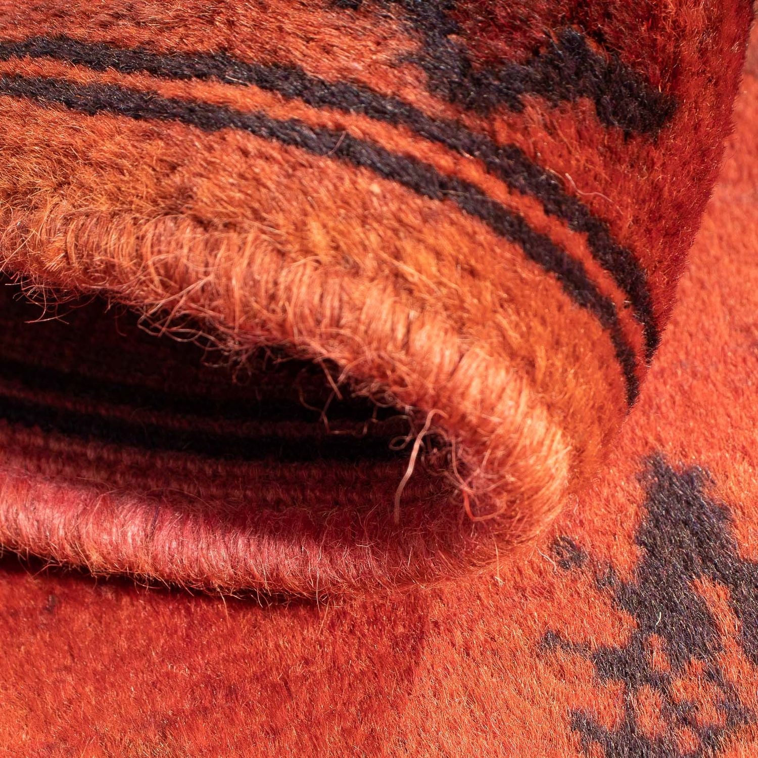 Persisk tæppe - Nain - 80 x 58 cm - rust