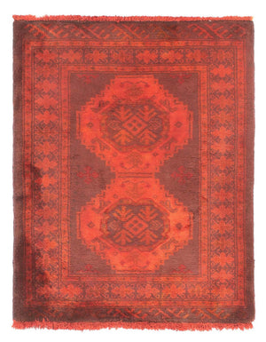 Turkaman-tæppe - 86 x 70 cm - rust