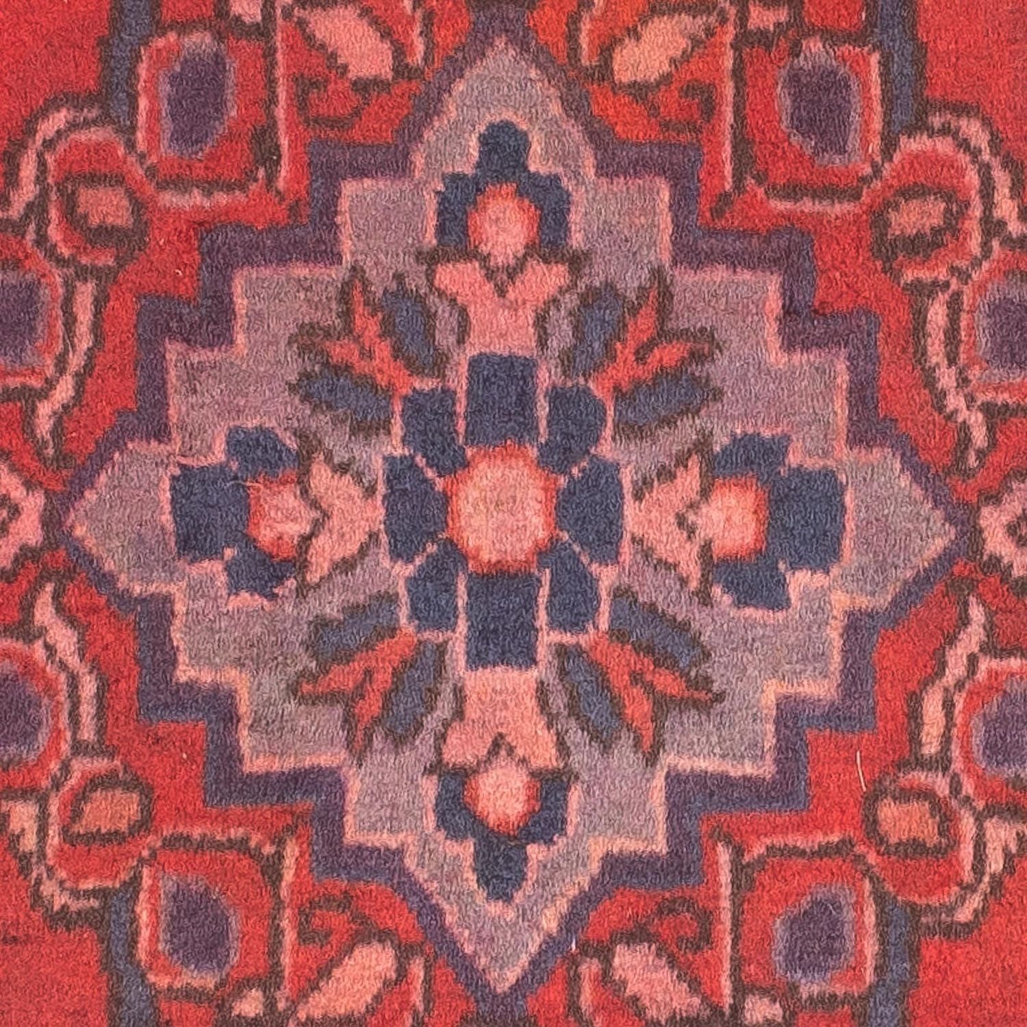 Persisk tæppe - Keshan - 87 x 57 cm - mørkerød