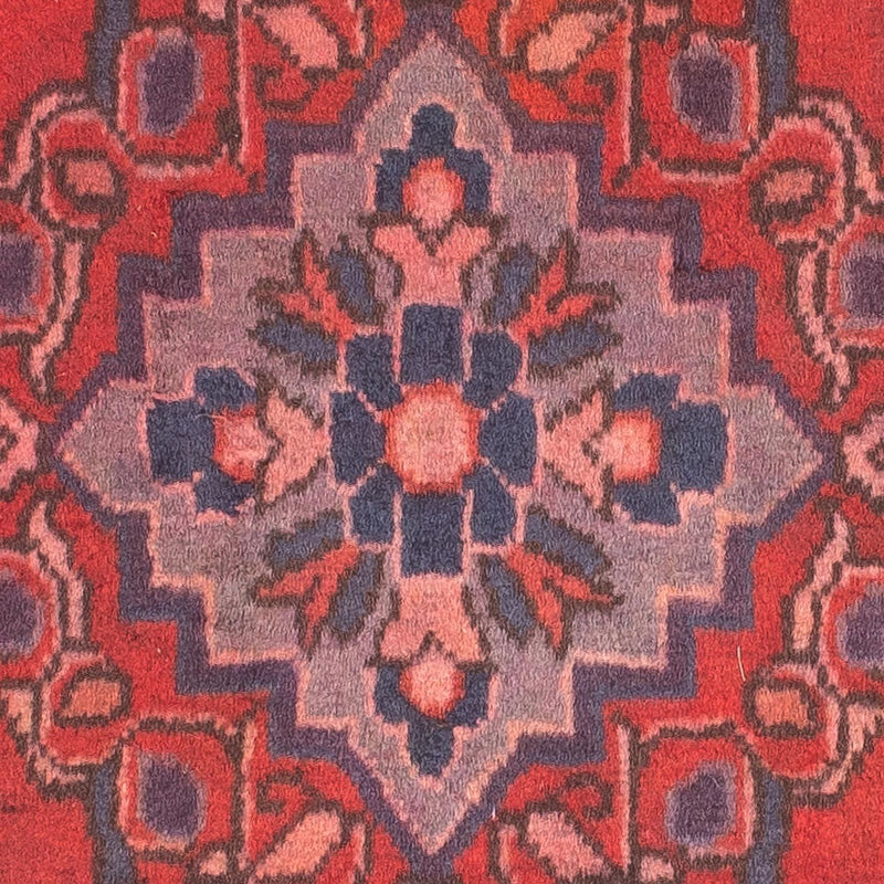 Persisk tæppe - Keshan - 87 x 57 cm - mørkerød