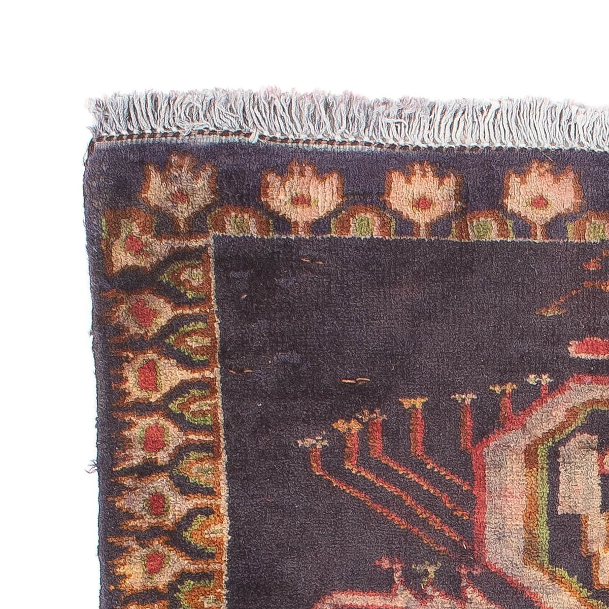 Persisk tæppe - Classic - 81 x 65 cm - mørkeblå