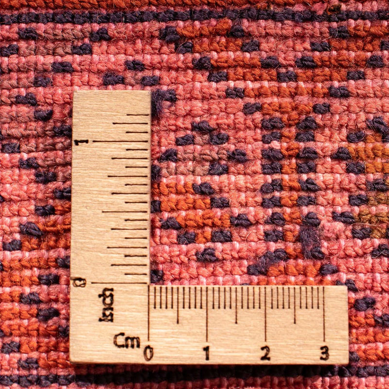 Turkaman-tæppe - 88 x 57 cm - lysrød