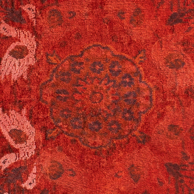 Persisk tæppe - Keshan - 93 x 60 cm - mørkerød