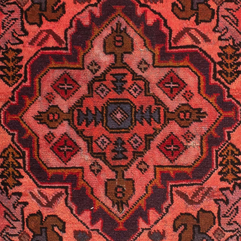 Persisk tæppe - Nomadisk - 100 x 66 cm - lysrød