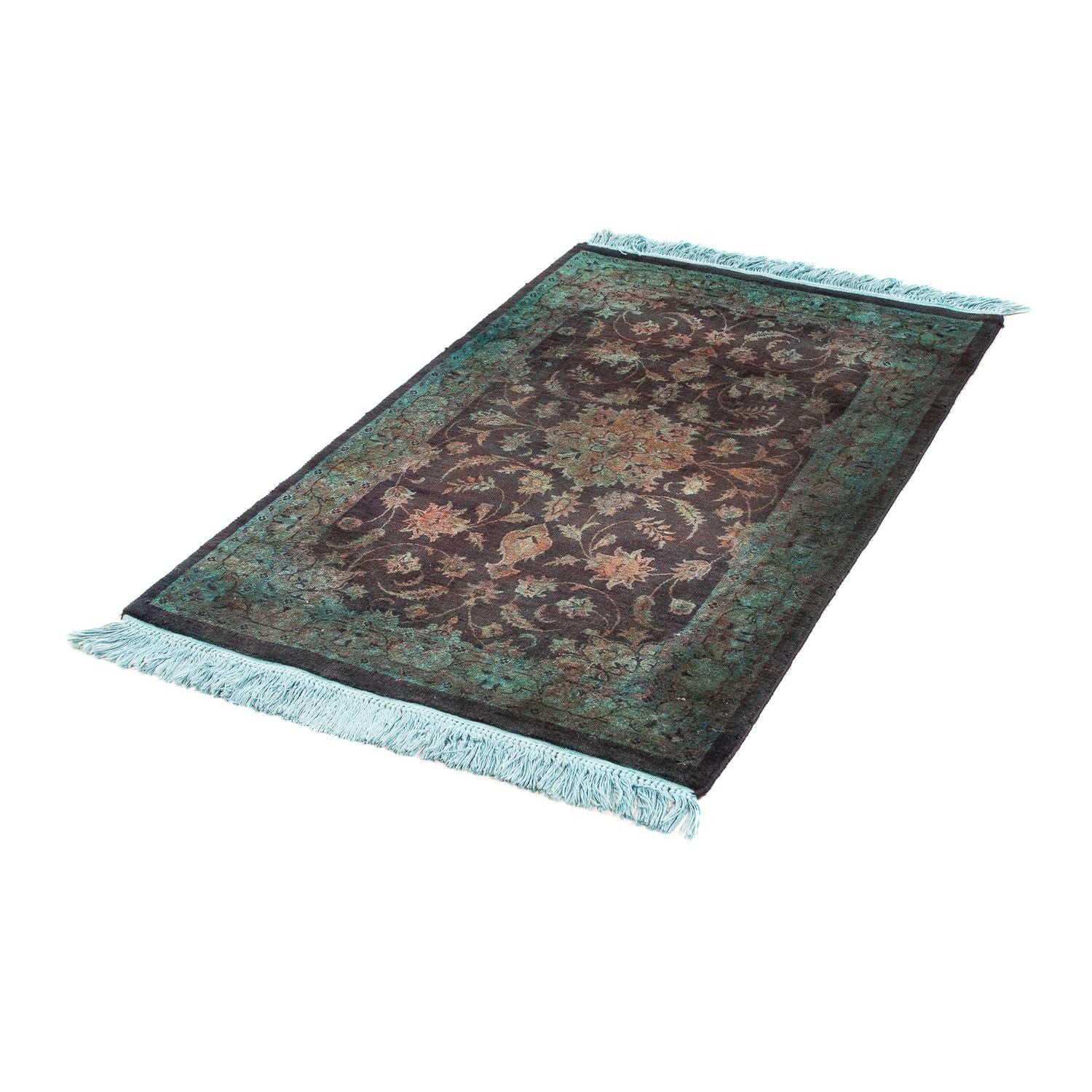 Orientalsk tæppe - Indus - 130 x 76 cm - lyseblå