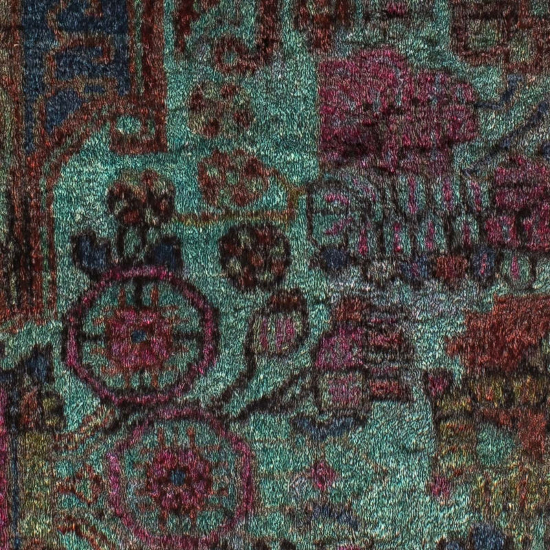 Persisk tæppe - Nomadisk - 111 x 80 cm - lyseblå