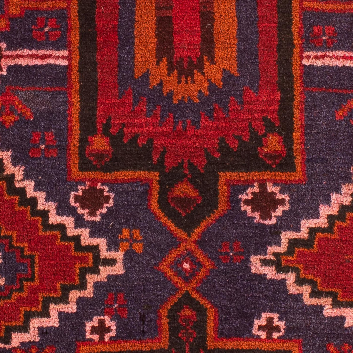 Baluch-tæppe - 125 x 87 cm - mørkerød