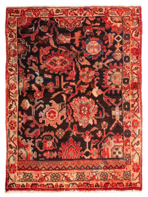 Persisk tæppe - Nomadisk - 118 x 95 cm - lysrød