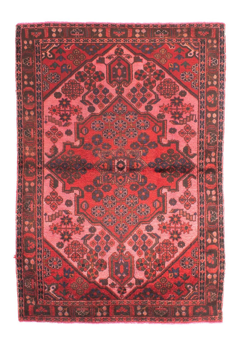 Persisk tæppe - Nomadisk - 162 x 112 cm - lysrød