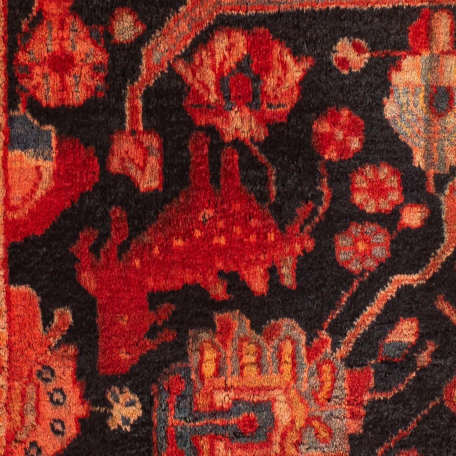 Persisk tæppe - Nomadisk - 125 x 96 cm - flerfarvet