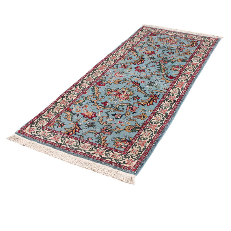 Orientalsk tæppe - Indus - 194 x 81 cm - lyseblå